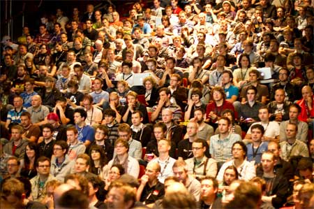 FOTB Audience in the Corn Exchange