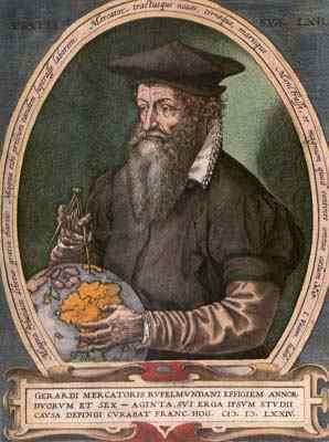 Geographer and cartographer Gerardus Mercator